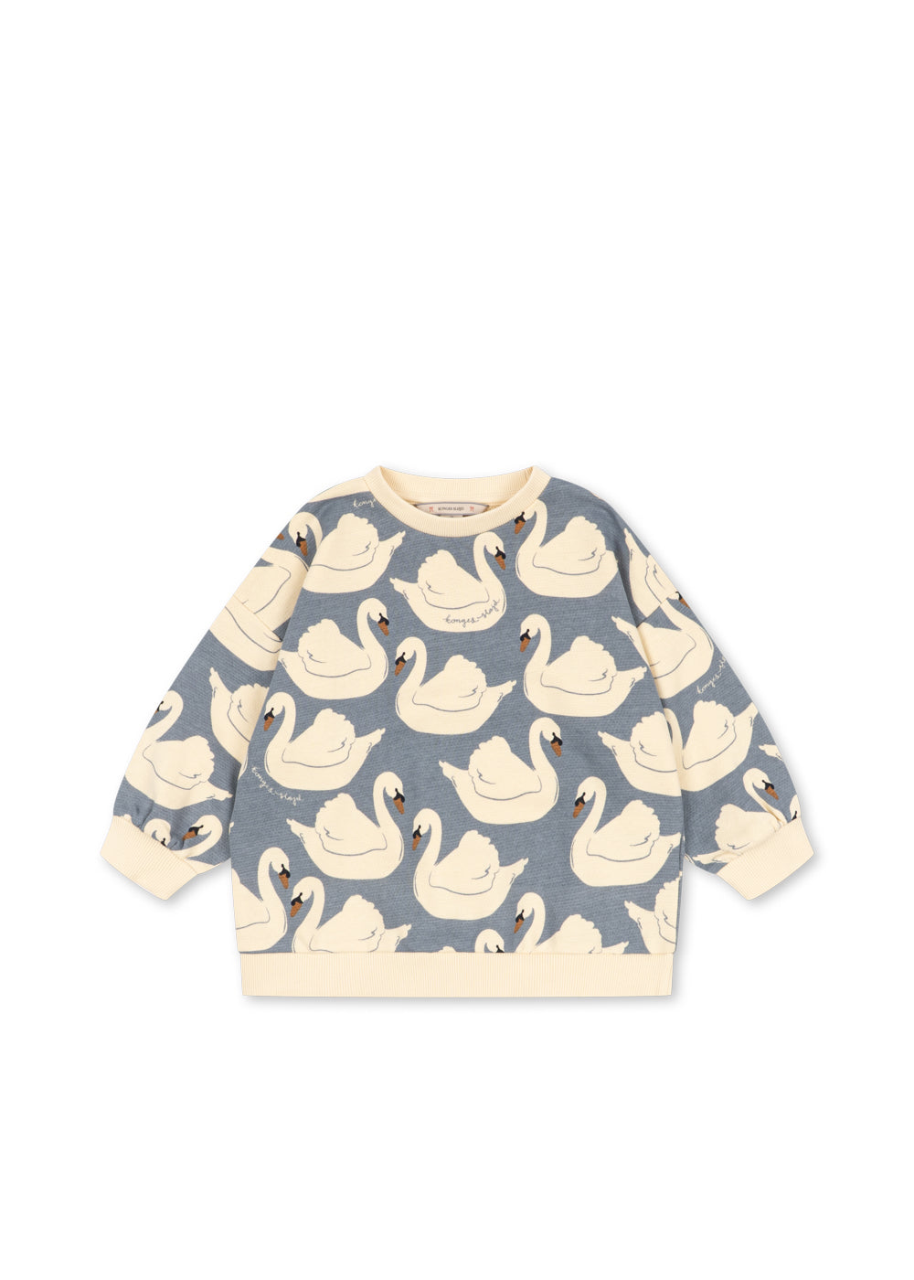 Sudadera Estampada Loupy GOTS Swan - Konges Sløjd