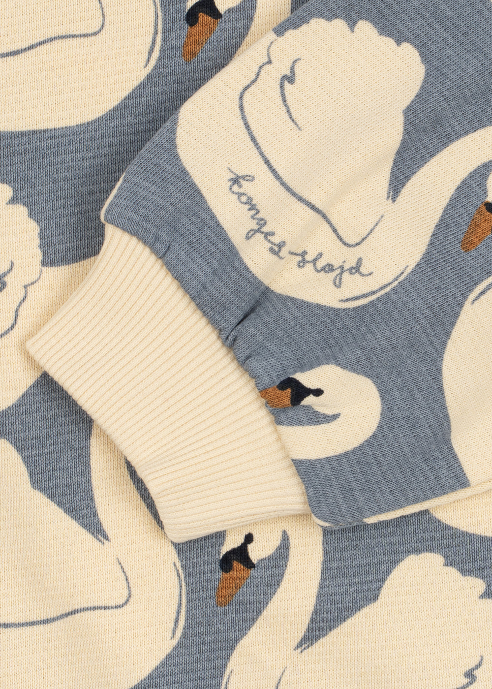 Sudadera Estampada Loupy GOTS Swan - Konges Sløjd