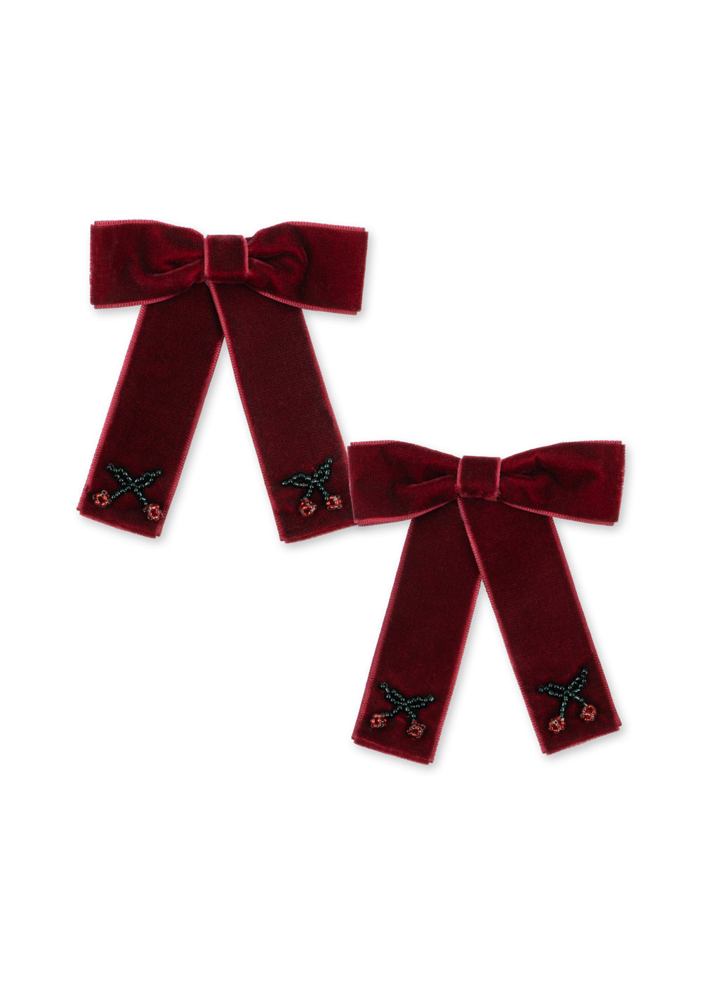 Set de 2 Pinzas de Pelo Lazo Juliette Rio Red - Konges Sløjd