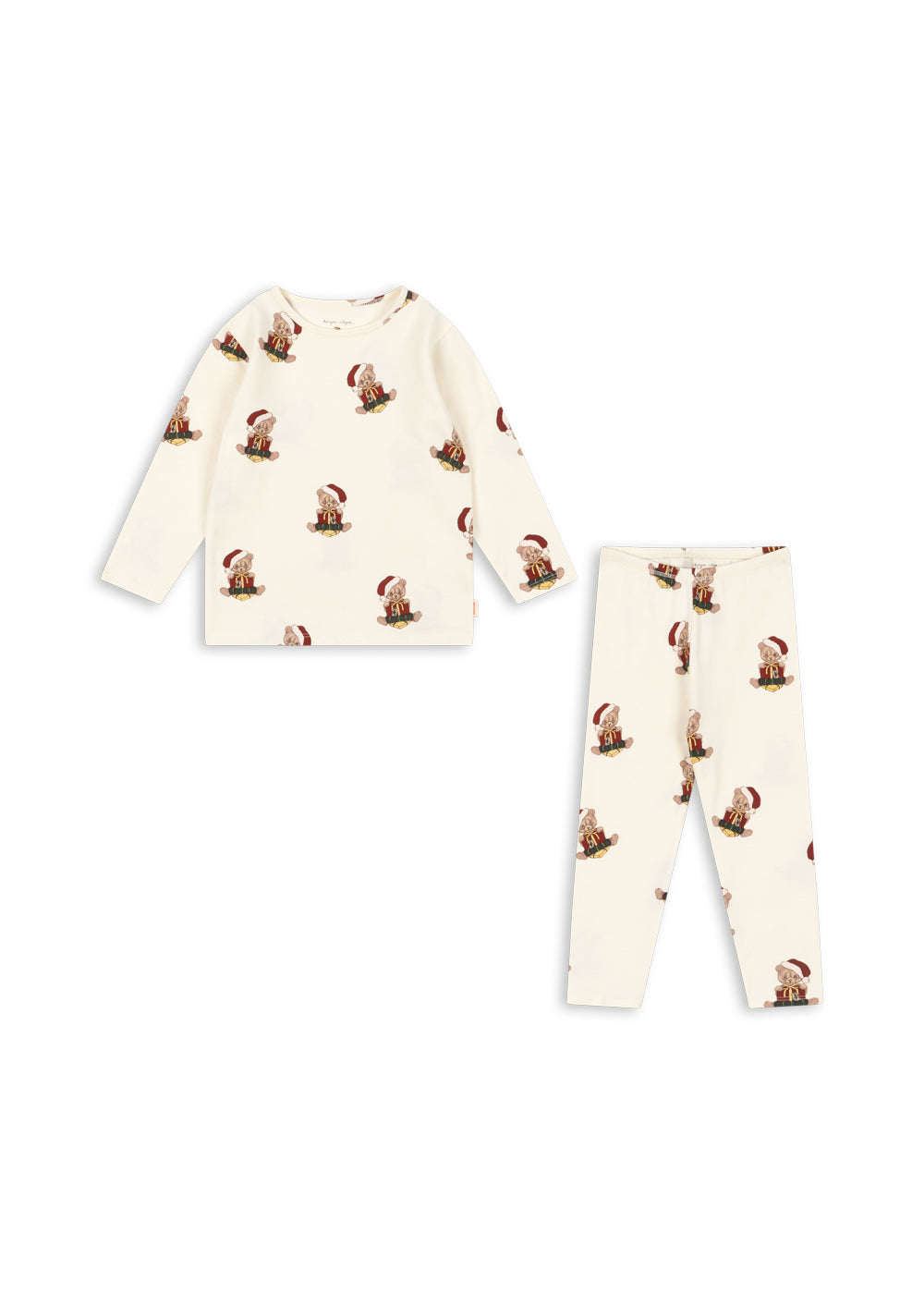 Set Básico de Blusa y Pantalón GOTS Teddy Bear - Konges Sløjd