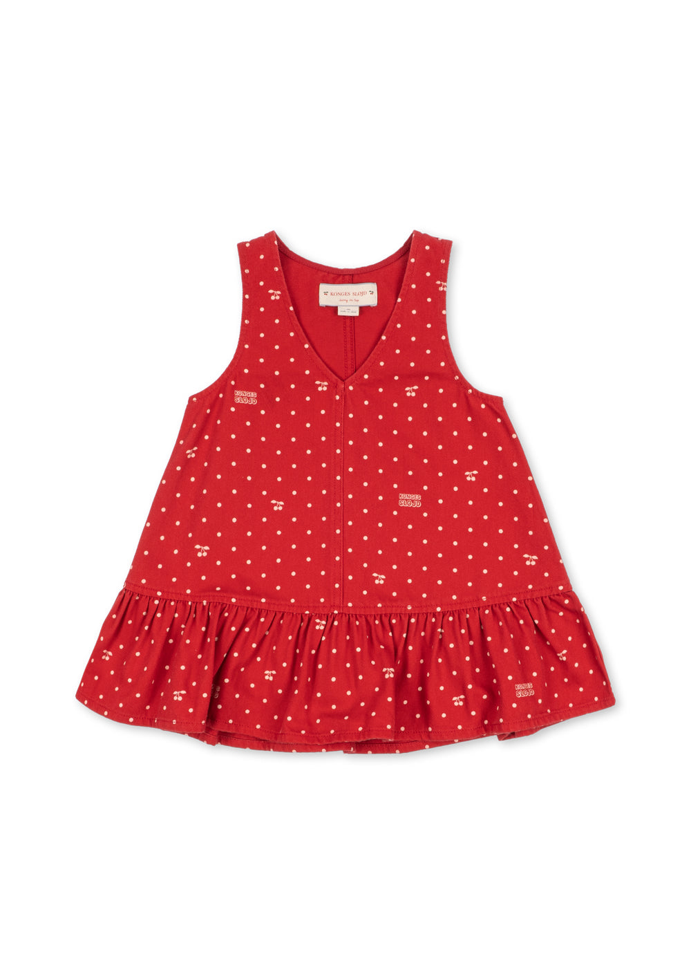 Vestido Magot GOTS Cherry Dot Derby - Konges Sløjd