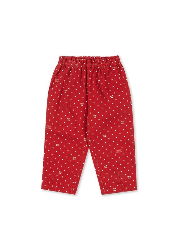 Pantalones con Volantes Magot GOTS Cherry Dot Derby - Konges Sløjd