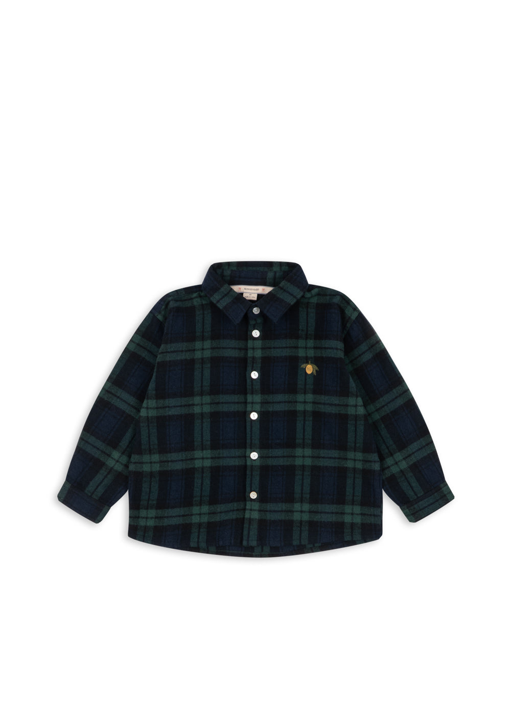 Camisa Checky GOTS Green Check - Konges Sløjd