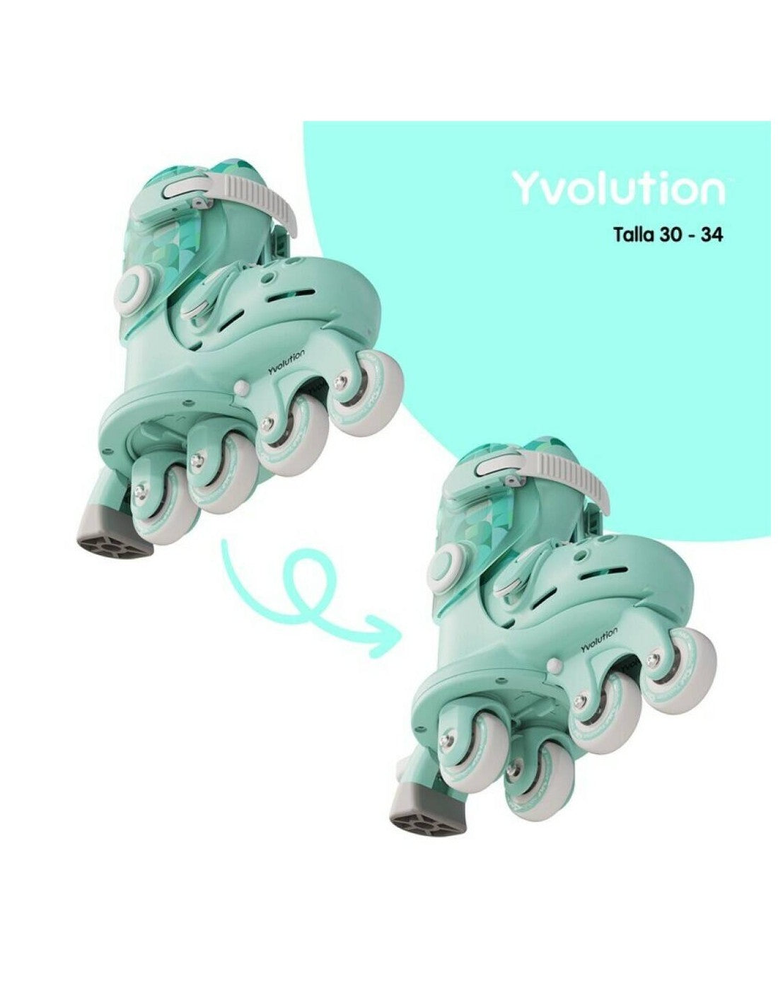 PATINES TWISTA VERDE T.23-28