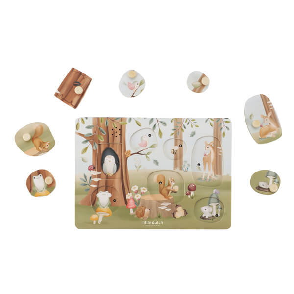 Puzzle de sonido Forest Friends - Little Dutch