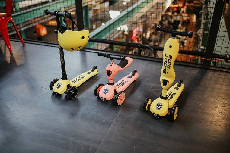 Andador y Patinete 2 en 1 Highwaykick 1 Lemon - Scoot & Ride