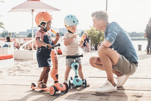 Andador y Patinete 2 en 1 Highwaykick 1 Peach - Scoot & Ride