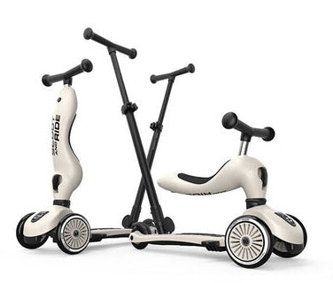 Andador y patinete 2 en 1 Highwaykick 1 Push and Go Ash - Scoot & Ride