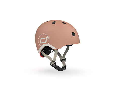 Casco de seguridad infantil LED XXS-S Mocha - Scoot & Ride