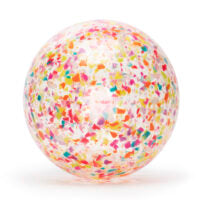 Pelota confeti 22 cm (Multicolor) - Ratatam
