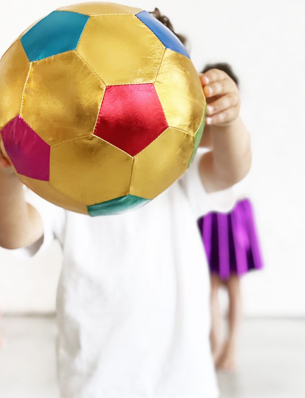 Pelota tela fútbol 22 cm (Multi) - Ratatam