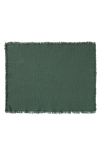 Pack 2 individuales Handloom Duck Green de Lorena Canals.