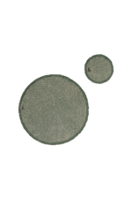 Pack 2 individuales y posavasos Stonewashed Duck Green de Lorena Canals.