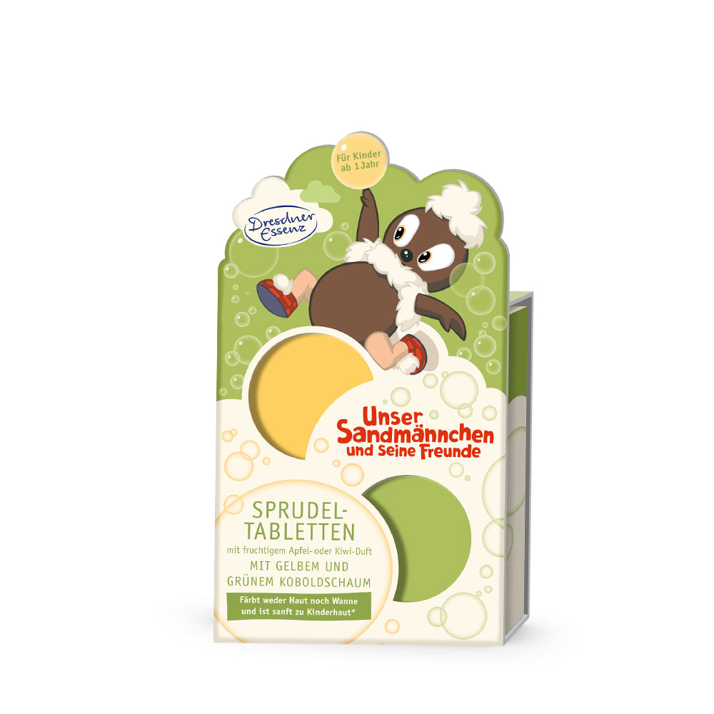 Set de 2 pastillas efervescentes de baño Kiwi y Manzana - Dresdner Essenz
