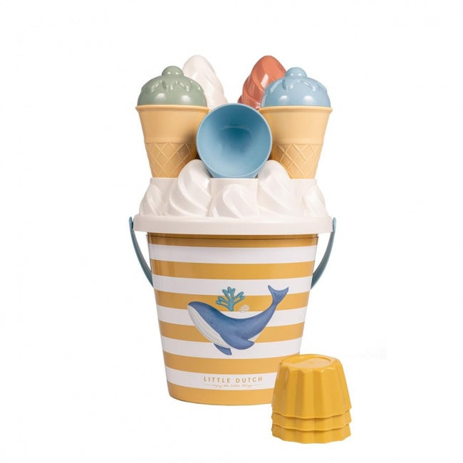 Cubo de helados 14 piezas Blue Ocean Dreams - Little Dutch