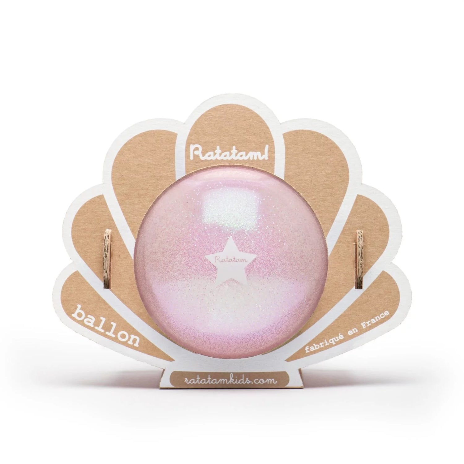 Pelota shell 10 cm (Rosa) - Ratatam