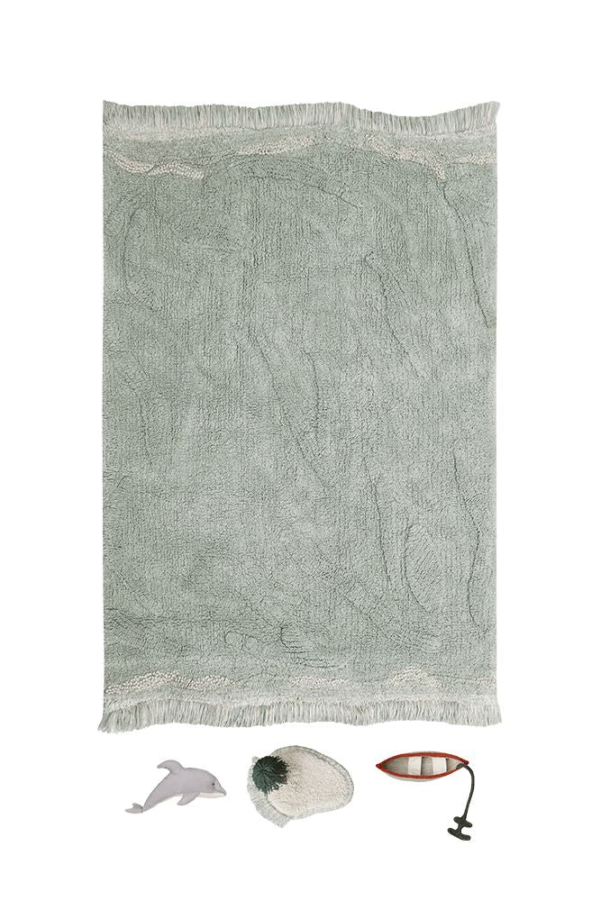 Alfombra lavable Waves de Lorena Canals.