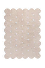 Alfombra lavable Biscuit Beige de Lorena Canals.