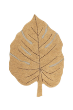 Alfombra lavable Monstera Honey de Lorena Canals.