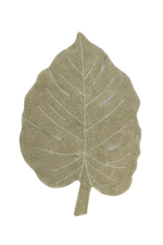 Alfombra lavable Monstera Olive de Lorena Canals.