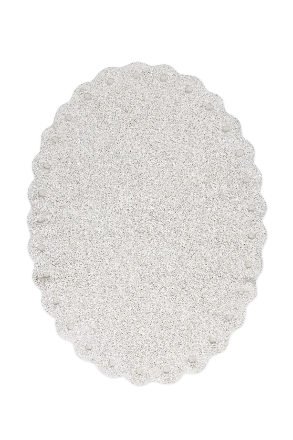 Alfombra lavable Pine Cone Ivory de Lorena Canals.