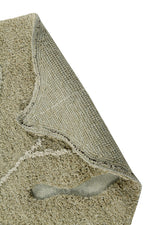 Alfombra lavable mini Monstera Olive, imagen 6.