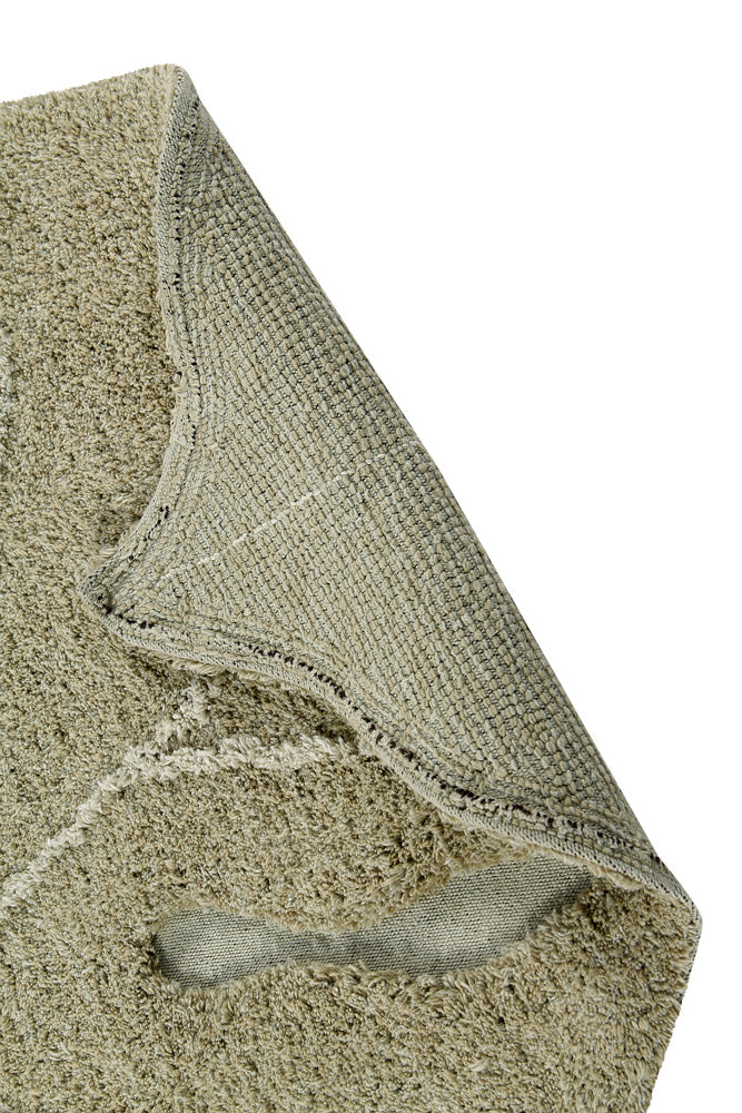 Alfombra lavable mini Monstera Olive, imagen 6.
