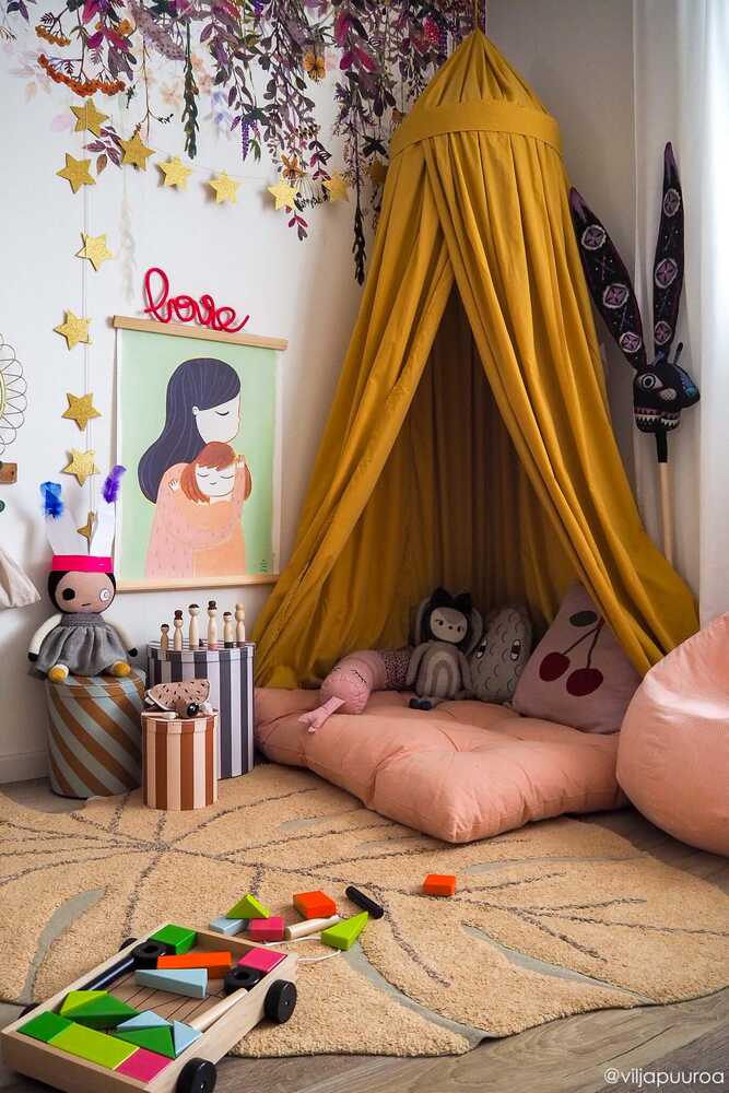 Alfombra lavable Monstera Honey, imagen 3.