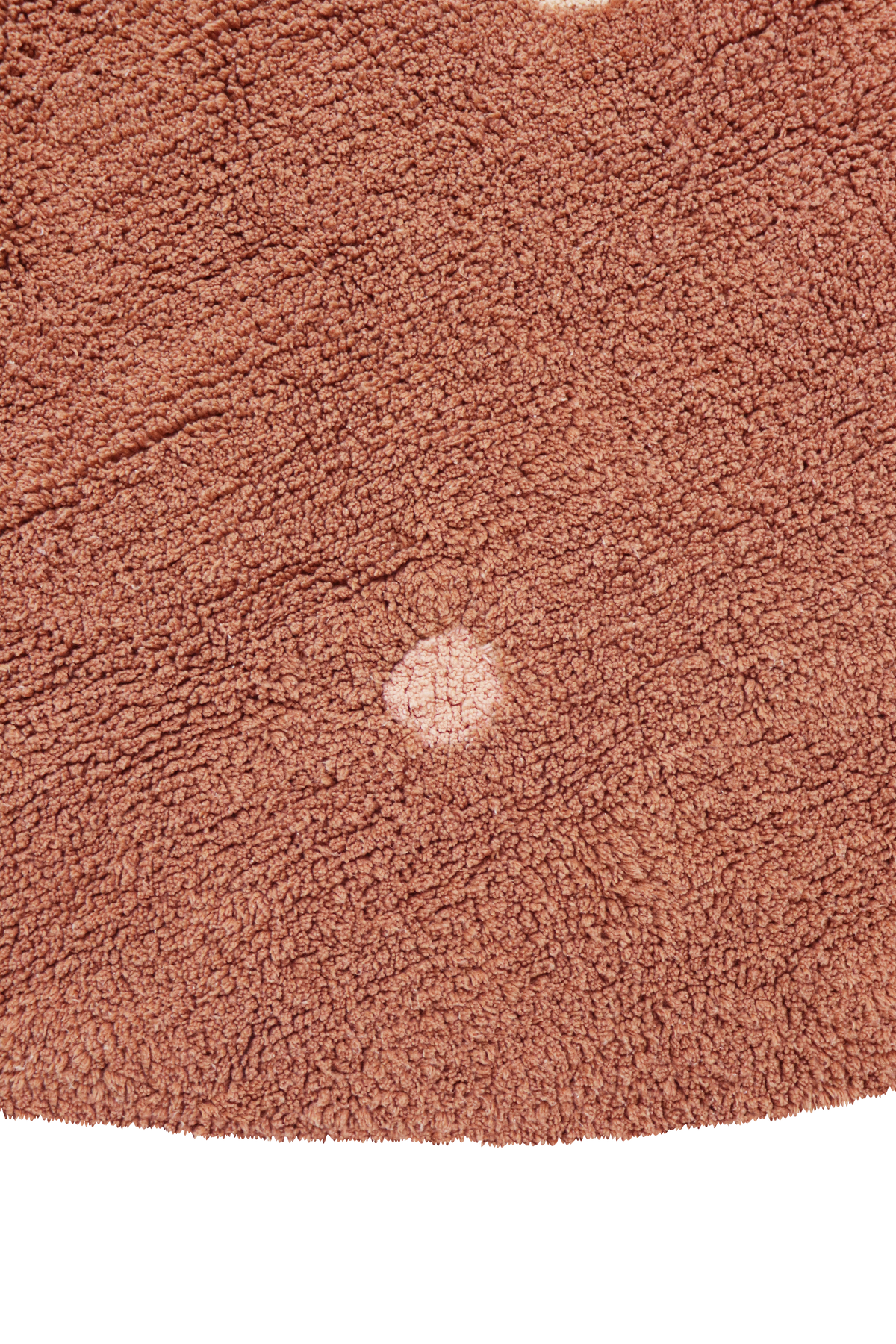 Alfombra lavable redonda Dot Chestnut, imagen 6.