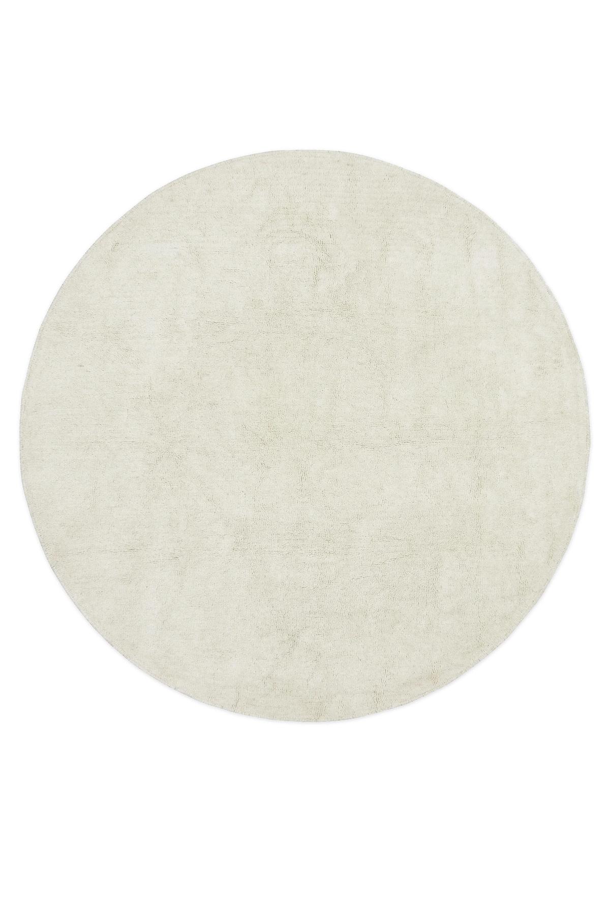 Alfombra Woolable redonda Natural de Lorena Canals.